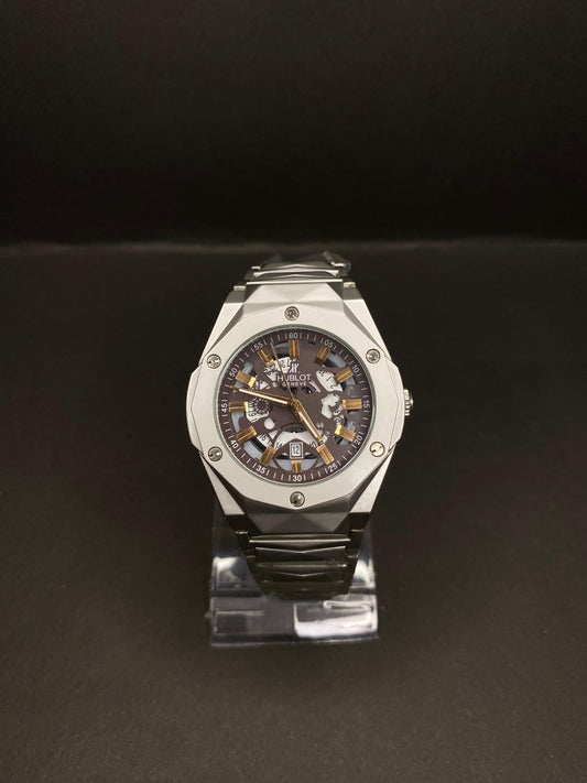 Hublot Diamond Cut Skeleton Watch